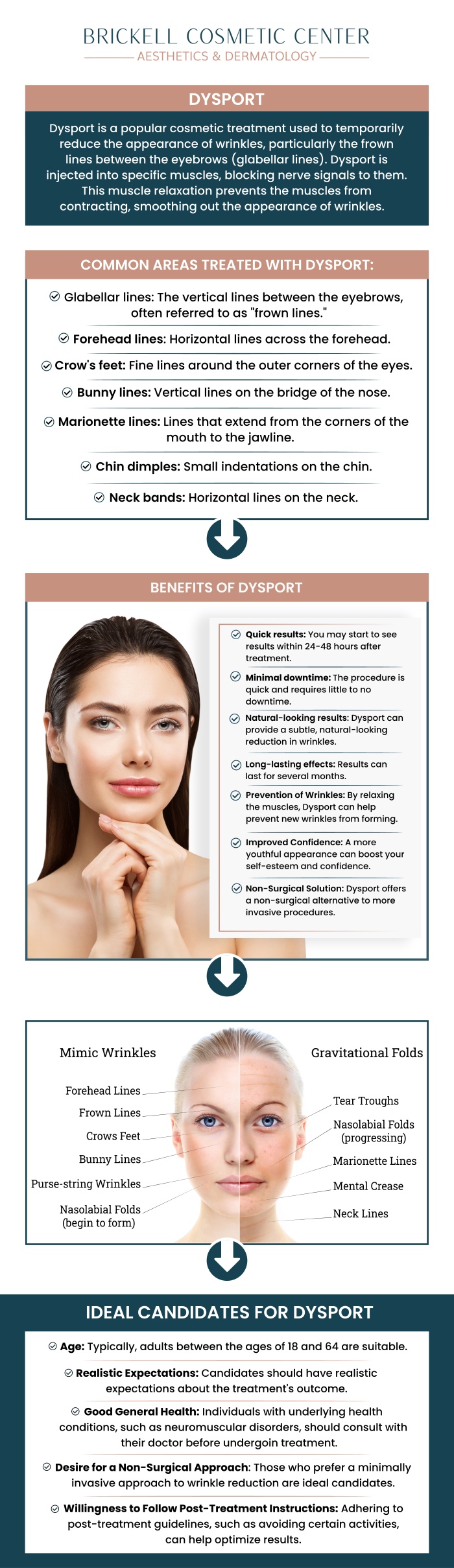 Dysport treatment is an effective option for reducing fine lines and wrinkles by temporarily relaxing the muscles responsible for facial expressions. It works similarly to Botox but with a different formulation that may offer faster results and a more natural look for some patients. Our licensed injectors at Brickell Cosmetic Center is experienced in administering Dysport with precision, ensuring a smooth, refreshed appearance while maintaining natural facial expressions. For more information, contact us or request an appointment online. We are conveniently located at 2730 SW 3rd Ave Ste 100, Miami, FL 33129. Dysport treatment is an effective option for reducing fine lines and wrinkles by temporarily relaxing the muscles responsible for facial expressions. It works similarly to Botox but with a different formulation that may offer faster results and a more natural look for some patients. Our licensed injectors at Brickell Cosmetic Center is experienced in administering Dysport with precision, ensuring a smooth, refreshed appearance while maintaining natural facial expressions. For more information, contact us or request an appointment online. We are conveniently located at 2730 SW 3rd Ave Ste 100, Miami, FL 33129.