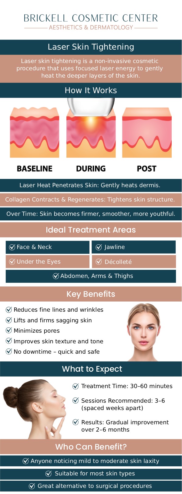 Our advanced skin laser treatments are designed to target the deepest layers of the dermis to stimulate natural collagen production. Whether you are looking to erase years of sun damage, reduce the appearance of fine lines, or smooth out acne scarring, our customized laser protocols provide visible results with minimal downtime. For more information, please contact us or request an appointment online! We are conveniently located at 2730 SW 3rd Ave Ste 100, Miami, FL 33129.